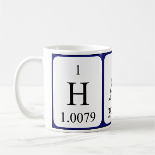 Hart periodic table name mug