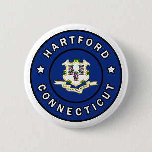 Hartford Connecticut 2 Inch Round Button