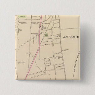 Hartford, Connecticut 2 Inch Square Button