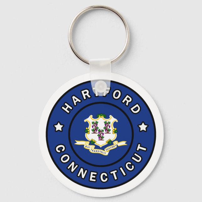 Hartford Connecticut Keychain (Front)