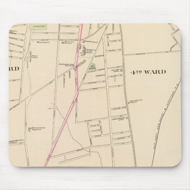 Hartford, Connecticut Mouse Pad (Front)