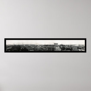 Hartford, Connecticut Panoramic Photo 1913 Poster