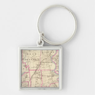 Hartford County Connecticut Keychain