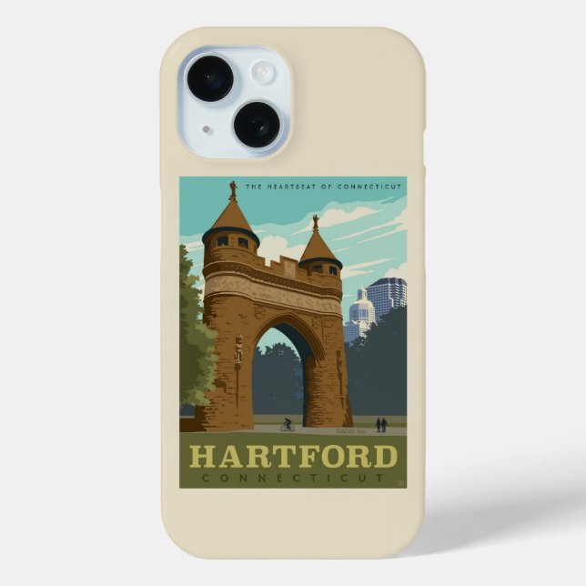 Hartford, CT Case-Mate iPhone Case (Back)