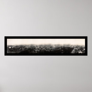 Hartford CT Panoramic Photo 1913 Poster