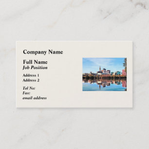 Hartford CT Skyline Business Card