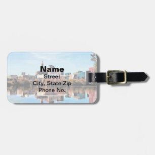 Hartford CT Skyline Luggage Tag
