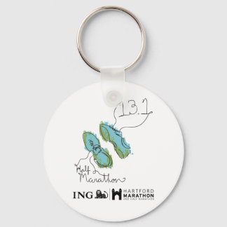 Hartford Half-Marathon: Shoes Keychain