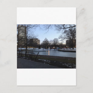 Hartford postcard - Bushnell Park