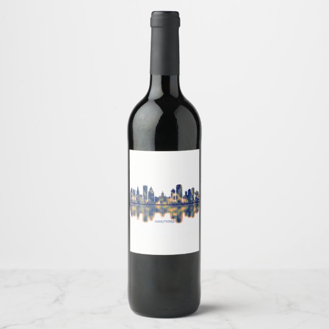 Hartford Skyline Wine Label (Front)