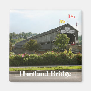 Hartland Bridge Longest Covered Bridge Magnet