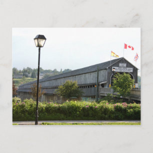 Hartland Bridge Longest Covered Bridge Postcard