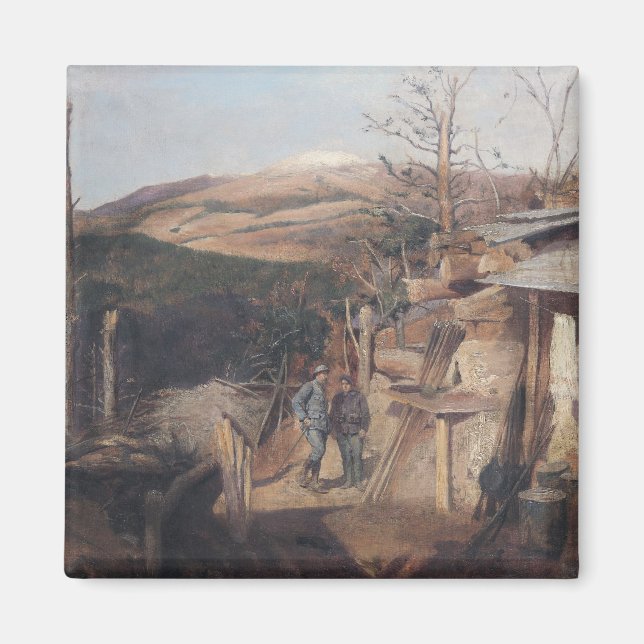 Hartmanswillerkopf, View from Roche-Sermet, 1915 Magnet (Front)