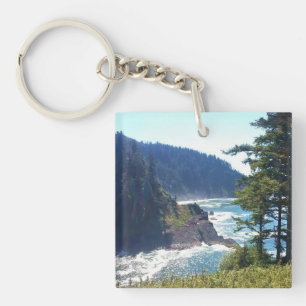Hart's Cove, Oregon Coast Keychain
