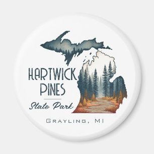 Hartwick Pines State Park Souvenir Gift Magnet