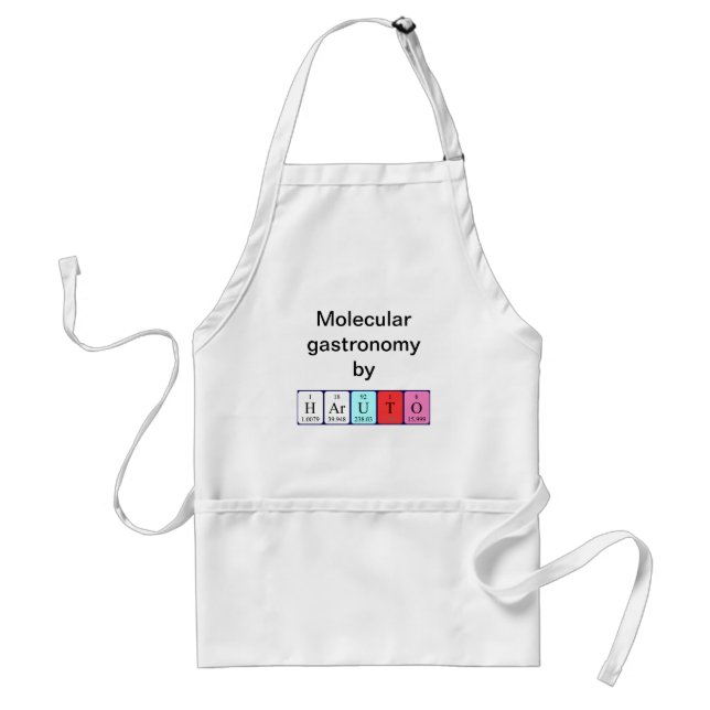 Haruto periodic table name apron (Front)
