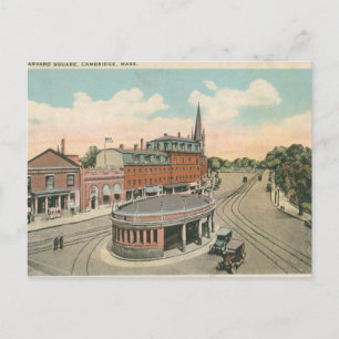Harvard Carré, Carte postale des années 1920