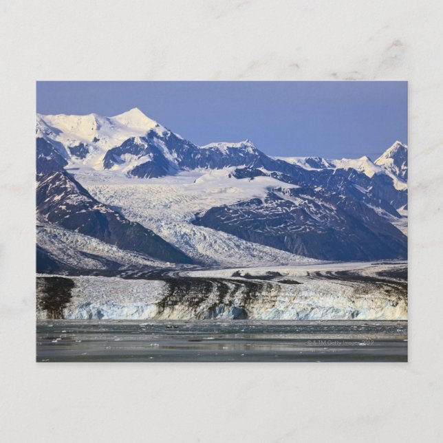 Harvard Glacier in College Fjord, Alaska 2 Postcard (Front)