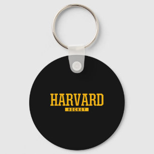 Harvard High School Hockey Keychain