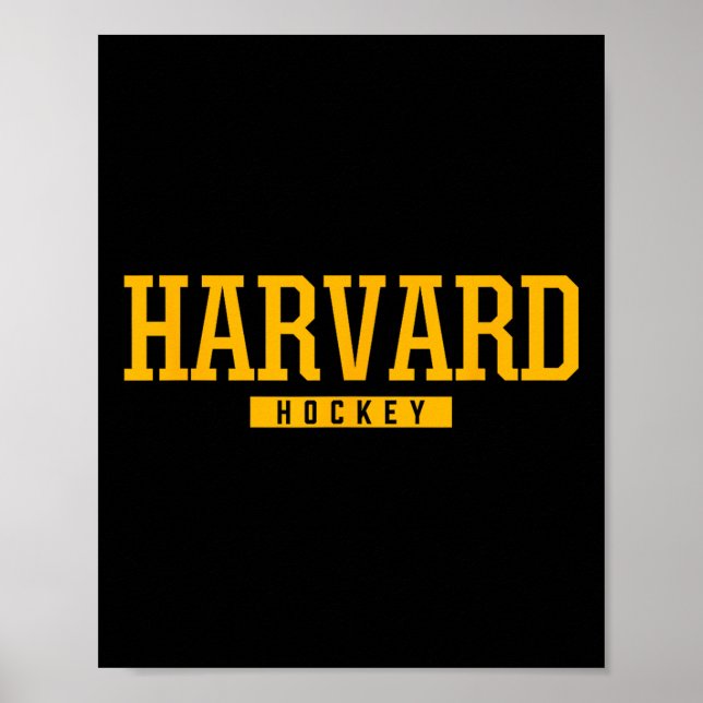 Harvard High School Hockey  Poster (Front)
