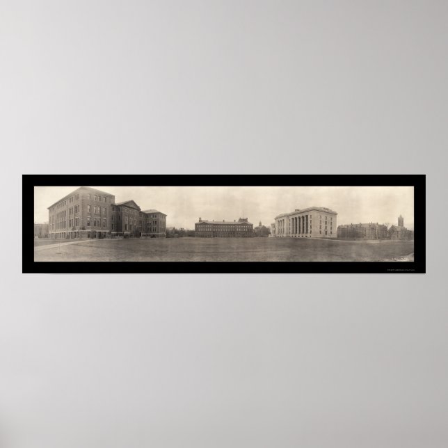 Harvard University Photo 1910 Poster (Front)