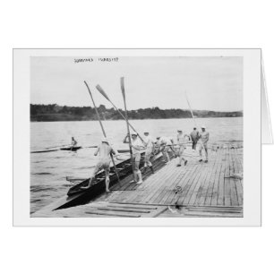 Harvard University Rowing Crew Team Photograph
