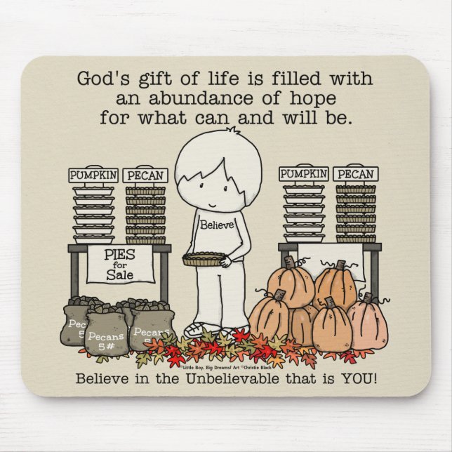 Harvest Blessing Mouse Pad (Front)