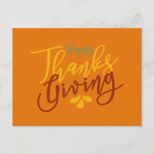 Harvest Blessings Holiday Postcard