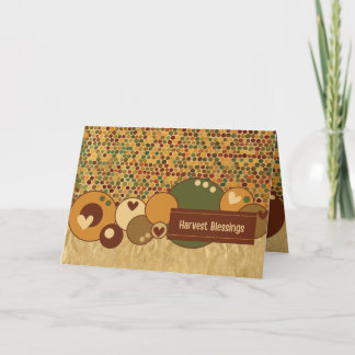 Harvest Blessings Thank You Card