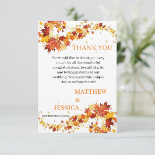 Harvest Bliss Thank You Card