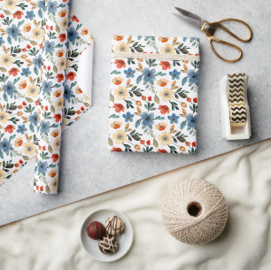 Harvest Bloom Wrapping Paper
