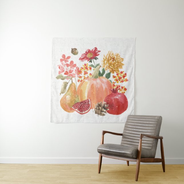 Harvest Bouquet Tapestry (In Situ (Horizontal))