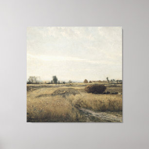 Harvest   Charles-Francois Daubigney  Canvas Print