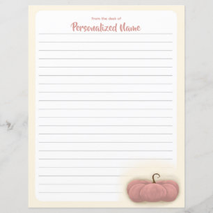 Harvest Charm - Lined Paper Sheet