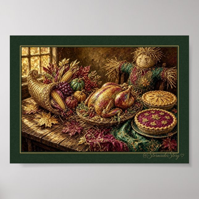 Harvest Cornucopia Feast Poster (Front)