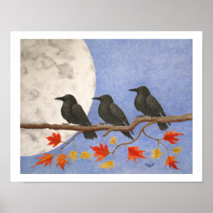 Harvest Crows Print
