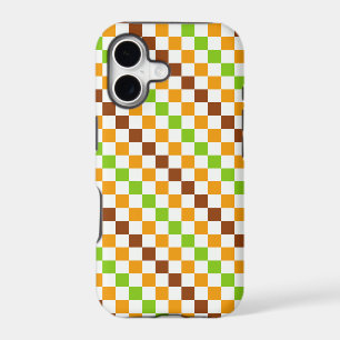 Harvest diagonal chequerboard pattern
