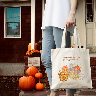 Harvest Farm Autumn Vibes Customize Tote Bag