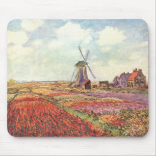 Harvest Fields - Monet Mouse Pad