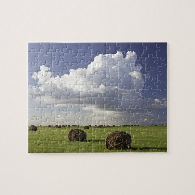Harvest fields with storm clouds, Heidelberg Jigsaw Puzzle (Horizontal)