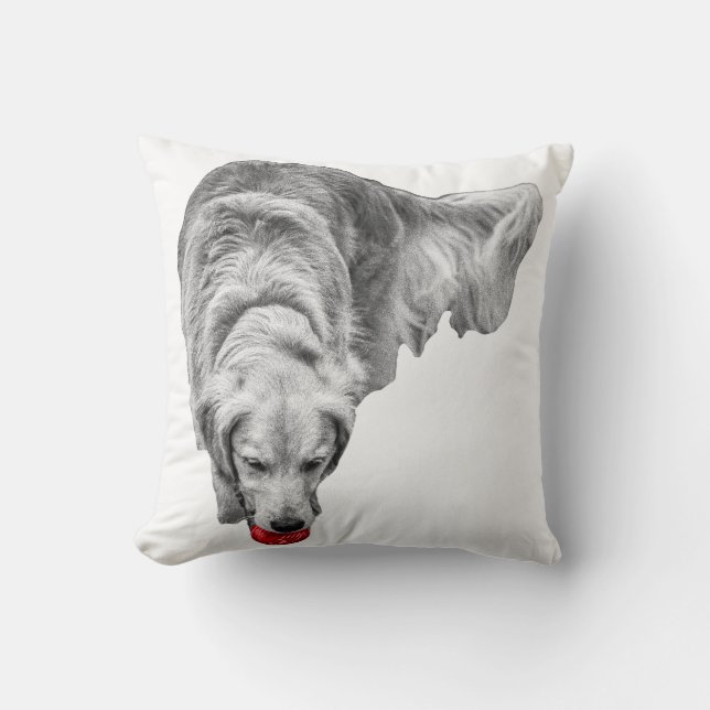 Harvest Flame Throw Pillow (Front)