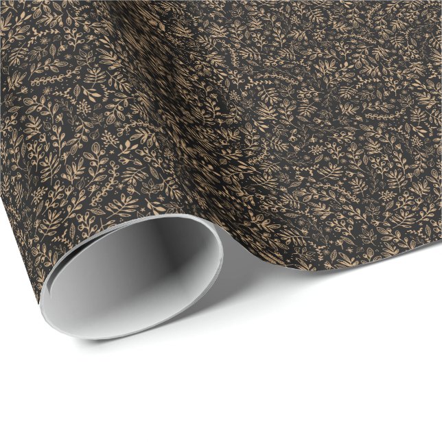 Harvest Flowers Wrapping Paper (Roll Corner)