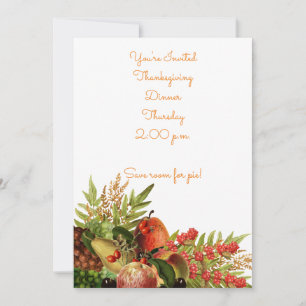 Harvest Fruit Invitation