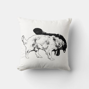 Harvest Game, Quiet Tension Throw Pillow