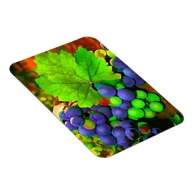 Harvest Grapes Magnet (Right Side)