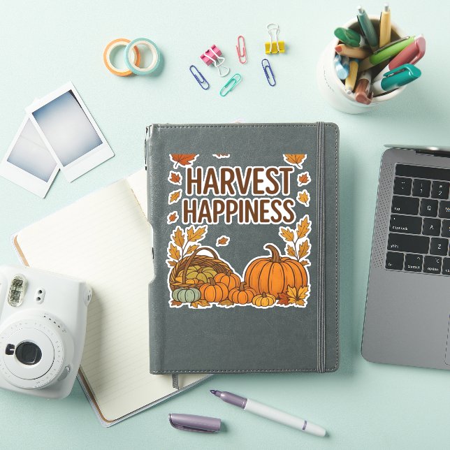 Harvest Happiness – Autumn Pumpkin & Fall Leaves D (iPad Cover)