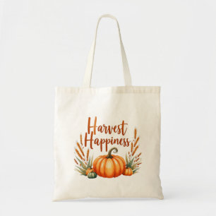 Harvest Happiness – Watercolor Cozy Tote Bag