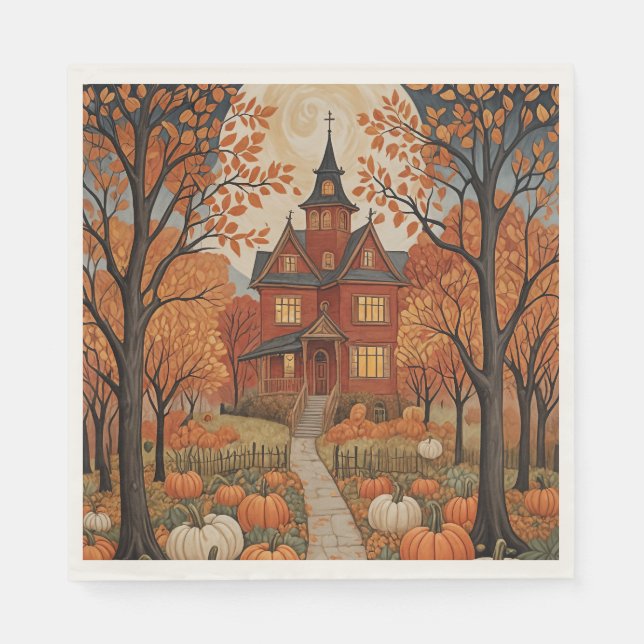 Harvest Haunt Napkin (Front)
