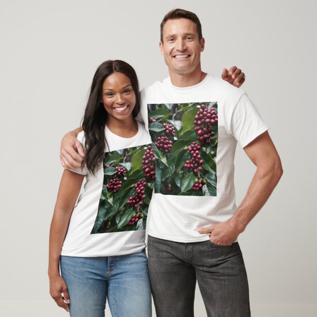 **"Harvest in Bloom: Coffee Beans on the Tree"** T-Shirt (Unisex)