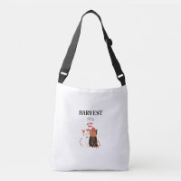 Harvest Joy Cat Shoulder Bag – Cozy Autumn Design